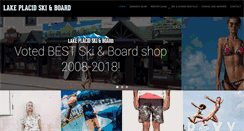 Desktop Screenshot of lakeplacidskiandboard.com